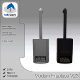 netzwerk - Modern Fireplace V23 (boxed)