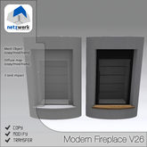 netzwerk - Modern Fireplace V26 (boxed)