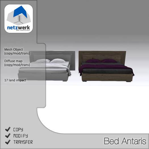 netzwerk - Bed Antaris (boxed)