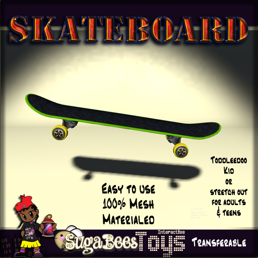 [SugaBees] Skateboard - Green