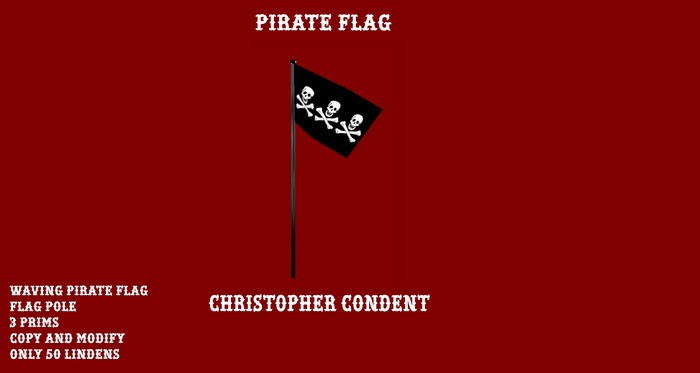 Pirate Flag Christopher Condent Flag 