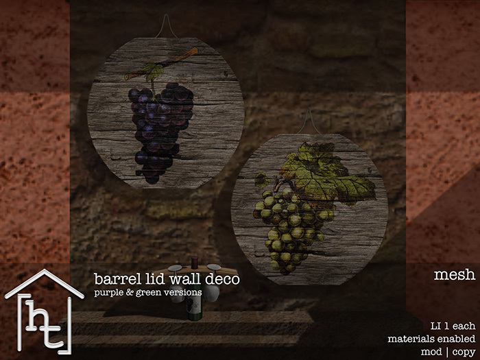 [ht:home] barrel lid wall deco