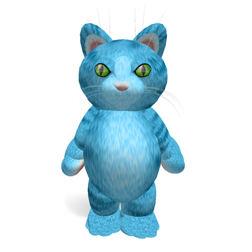 Tiny Blue Kitty Avatar
