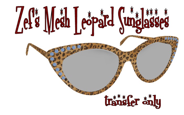 Zef's Leopard Cat Sunglasses