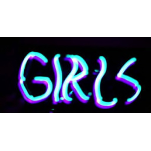 Turning Page - Girls Neon Sign