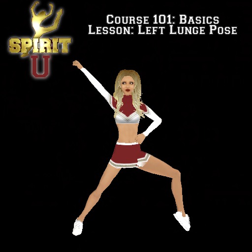 SPIRIT Cheer Right Diagonal Pose
