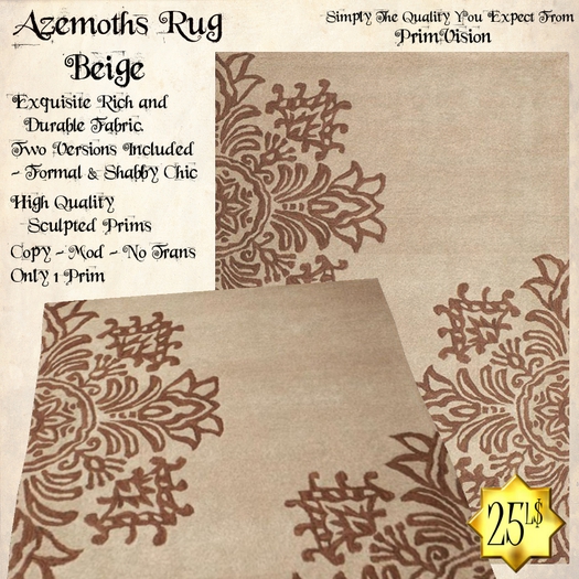 *PV* Azemoths Rug - Beige
