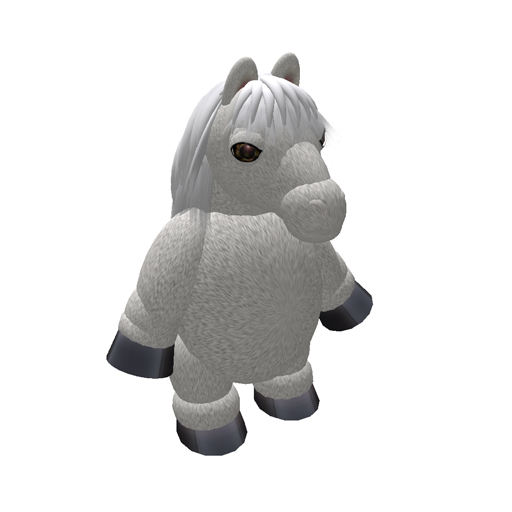 Tiny Biped White Pony Avatar