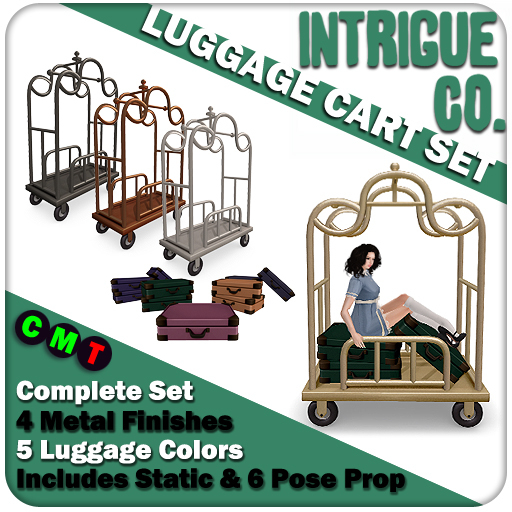 Intrigue Co. - Luggage Cart Set