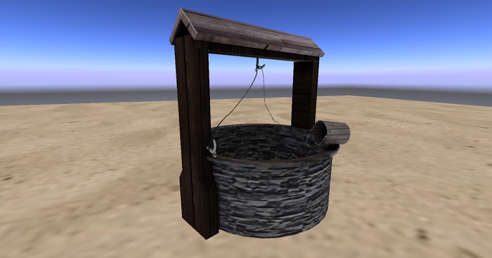 Medieval well MESH