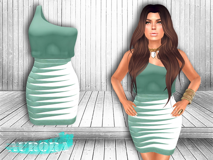 AURORA - Bandage Dress - Mint