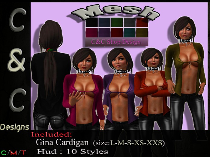 C&C Mesh Gina Cardigan (Hud 10 Styles) DEMO