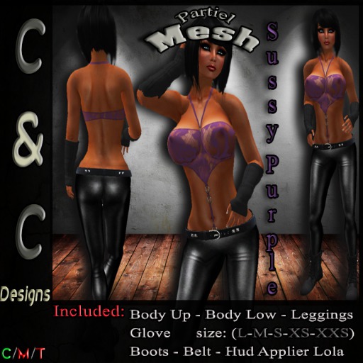 C&C Mesh Sussy Purple (Hud Applier Lola)
