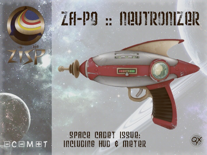Second Life Marketplace - .:ZiSP:. ZA-P9 Neutronizer (Singular Version)