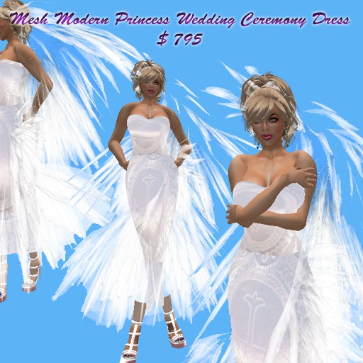 modern Princess Wedding Ceremony gown