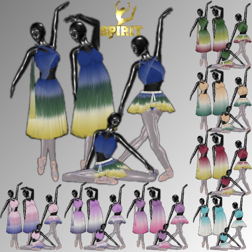 SPIRIT Watercolor Ballet Set, Purple