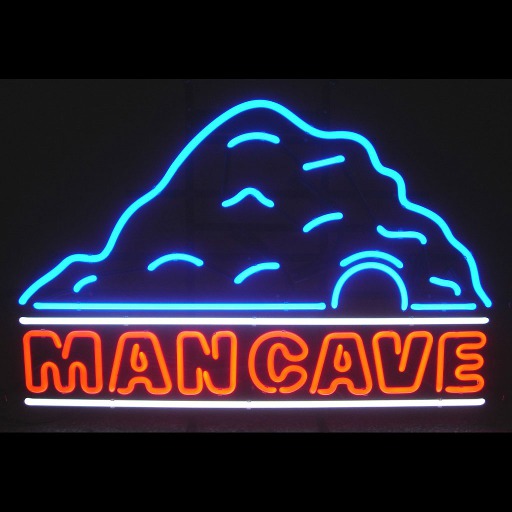 Turning Page - Man Cave Neon Sign