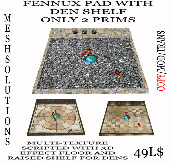 FEN PAD WITH DEN SHELF