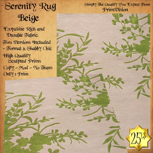*PV* Serenity Rug - Beige