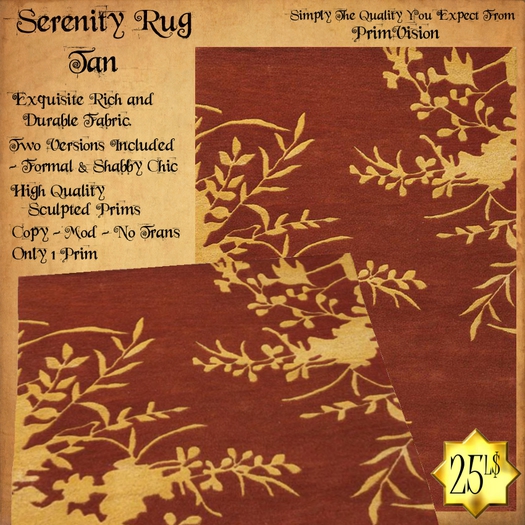 *PV* Serenity Rug - Tan