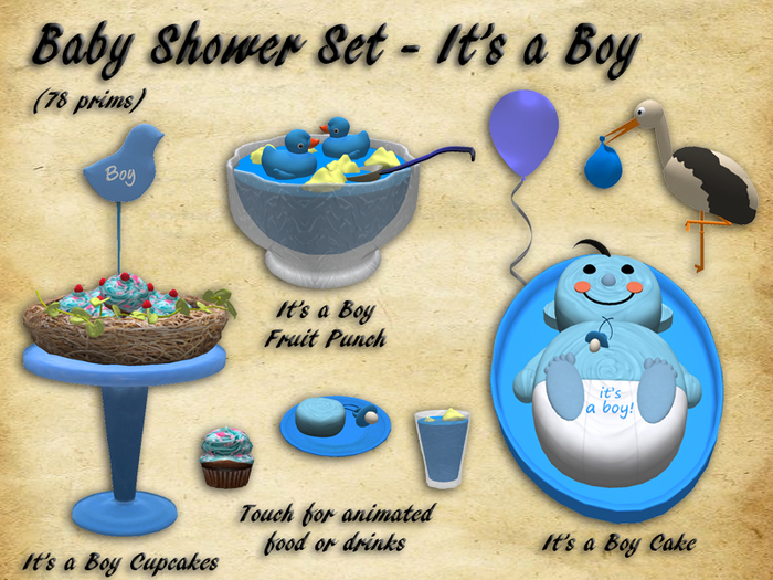 Baby Shower Set - It's a Boy