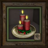 Holiday Candles Platter Jp
