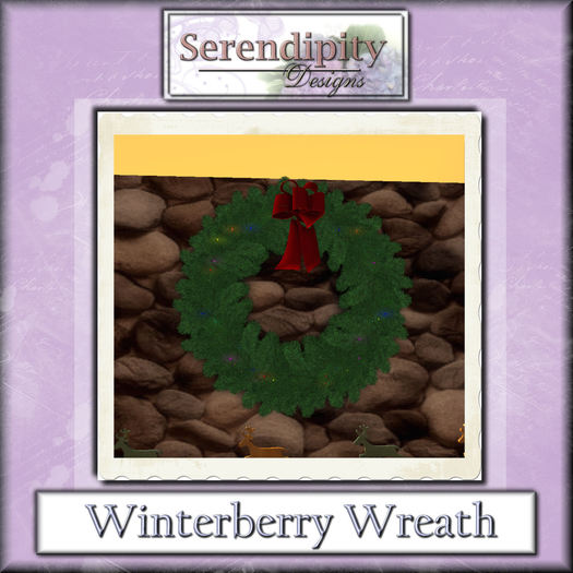 Serendipity Designs - Winterberry Wreath 