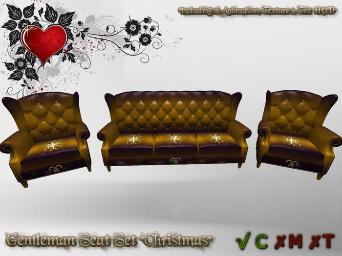 Gentleman Seat Set "Christmas"