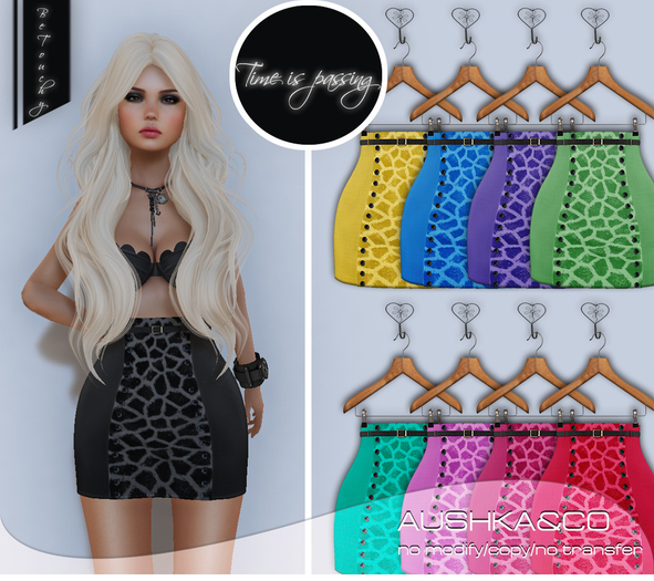 A&CO-Cara High Mini Skirt-Colorful-All with HUD