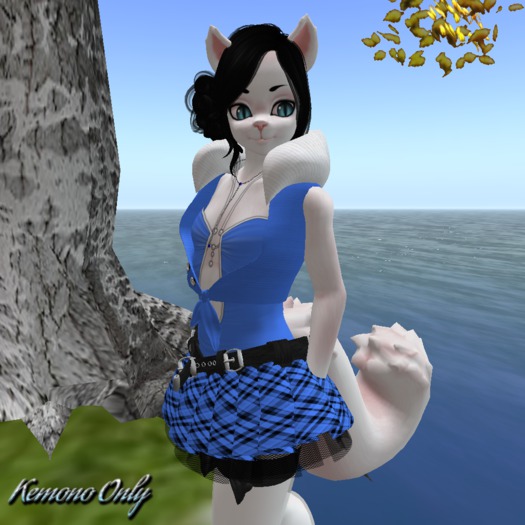 Sassy School Girl Blue Kemono ((BAGGED))