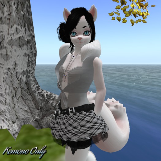 Sassy School Girl Gray Kemono ((BAGGED))