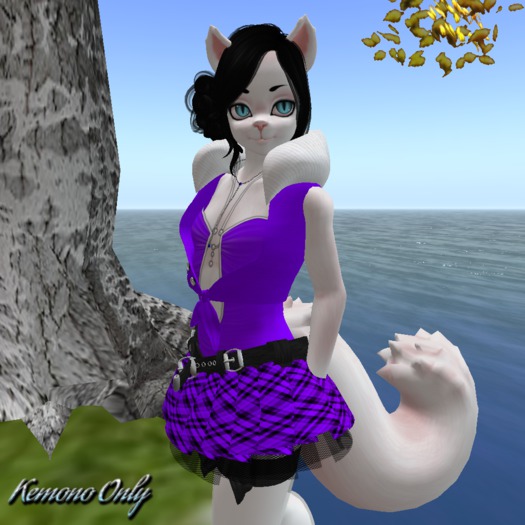 Sassy School Girl Indigo Kemono ((BAGGED))