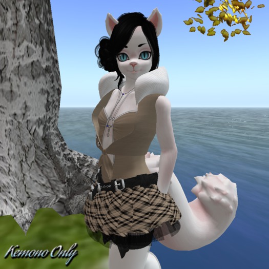 Sassy School Girl Light Brown Kemono ((BAGGED))