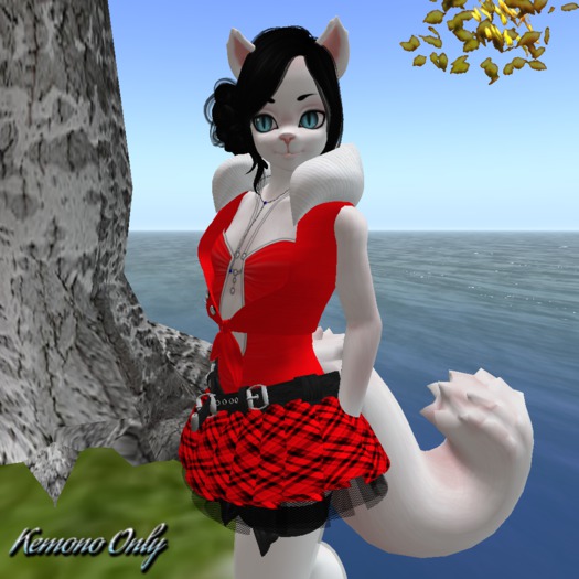 Sassy School Girl Red Kemono ((BAGGED))