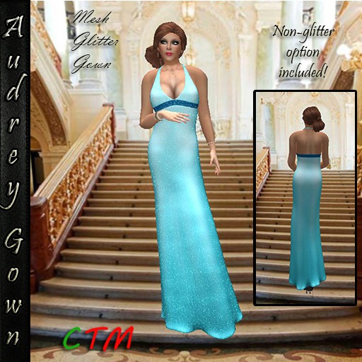 ~D~ Audrey Mesh Dress Blue