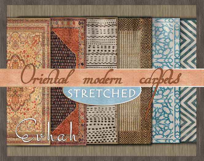 rug streched oriental