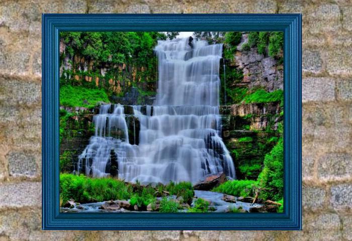 Animated Window Waterfall hublot 1