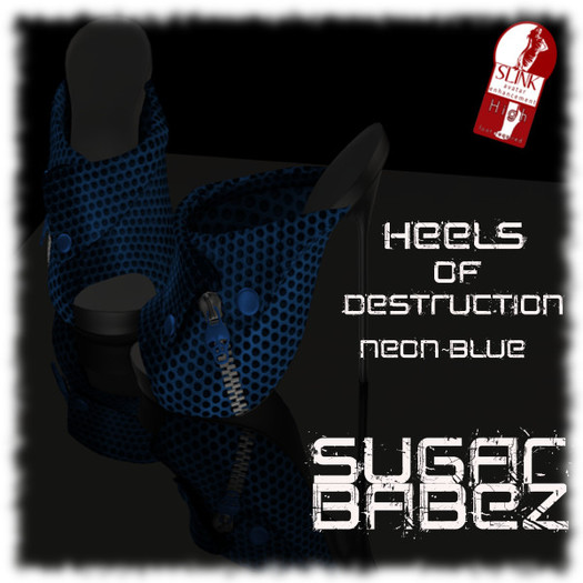 *SUGAR~BABEZ*~Heels of Destruction~Neonblue