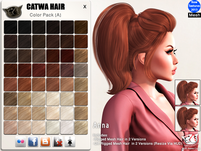CATWA HAIR Anna [A]