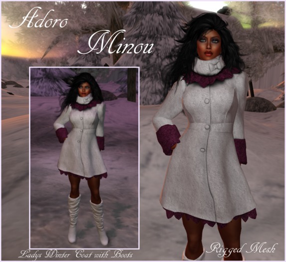 Minou Winter Coat with Boots