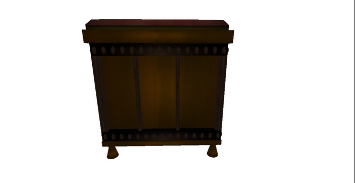 Fireplace Stool With Animations & props   Mesh  Texture Changing
