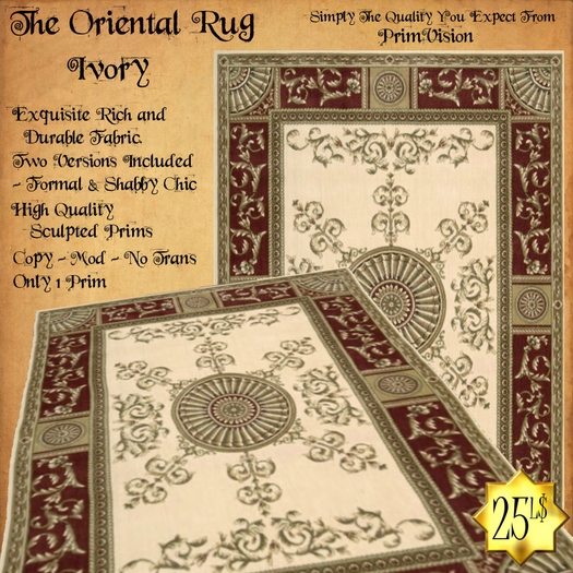 *PV* The Oriental Rug - Ivory