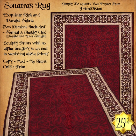 *PRIMVISION* Sonatras Rug