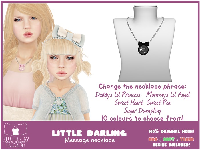 -Buttery Toast- Little Darling - Black