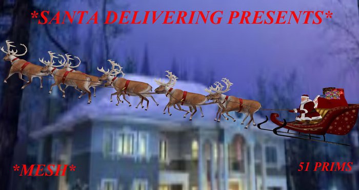 *SANTA DELIVERING PRESENTS*