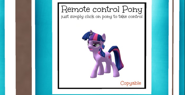 remote control pony