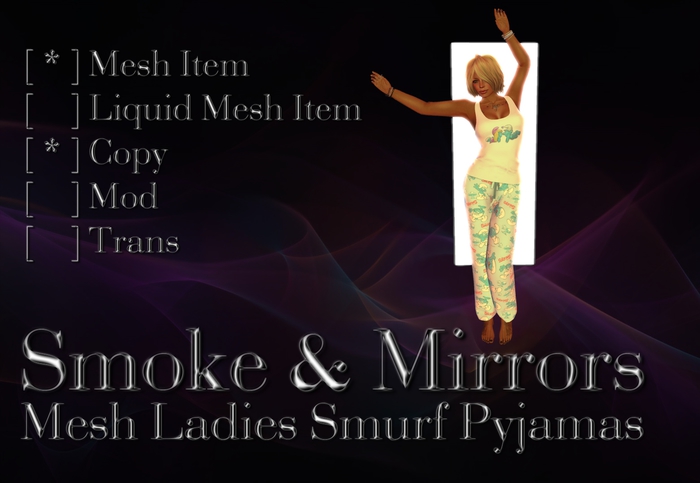 ::S&M::Mesh Ladies Panda Pyjamas