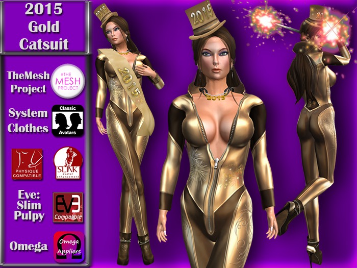 [TKS] Complete - 2015 Gold Catsuit 