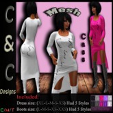 C&C Mesh Cass (Hud 5 Styles Dress and Boots)