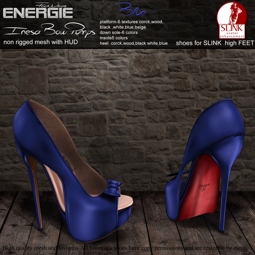 ..::Energie::..  Inesa Pumps  Blue BAG